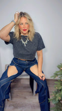 Wash Noir Crop Shirt