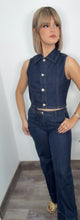 Deep Blue Denim Vest