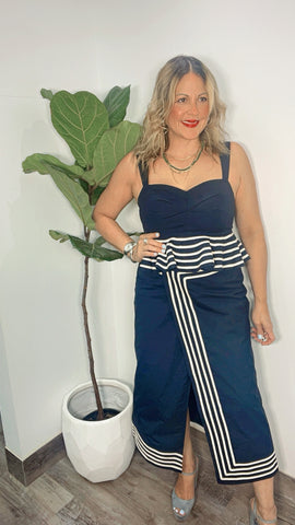 Set Navy Glam Lines