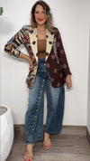 Polka Dot Chocolate Blazer