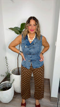Chocolate Dot Statement Pants