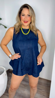 Monaco Denim Swing Set