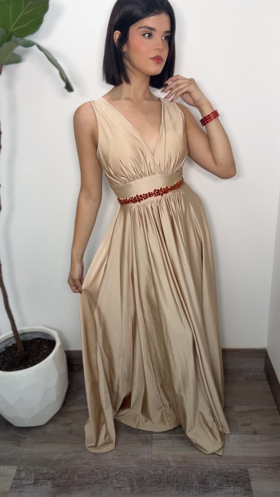 Champagne Formal Dress