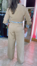 Beige Denim Trouser