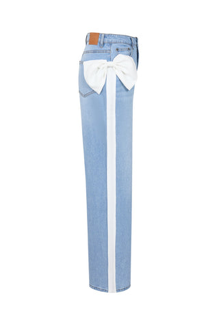 White Bow Denim