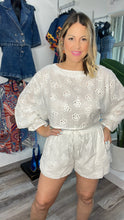 Mariola Eyelet White Set