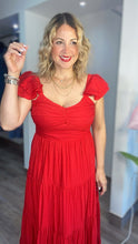 Carolina Red Maxi Dress