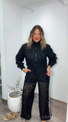 Noir Lace Statement Set￼