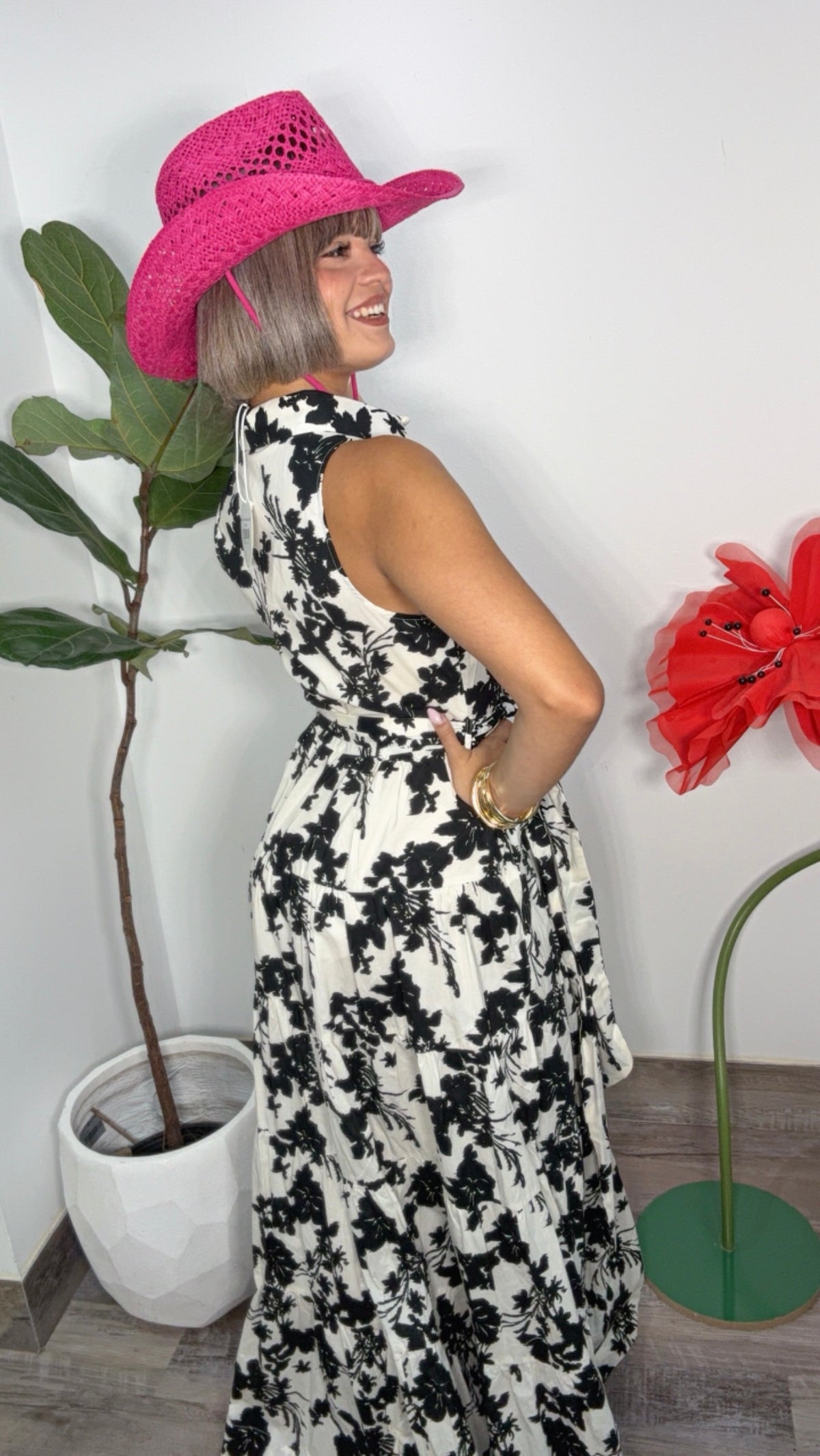Isla Botánica Maxi dress