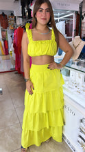 Ruffle Lime Skirt