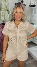 Milana Crochet Oatmeal Set
