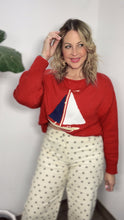 Marina Chic Boat Knit Sweater