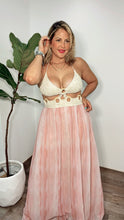 Flamingo Silk Dress