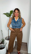 Chocolate Dot Statement Pants