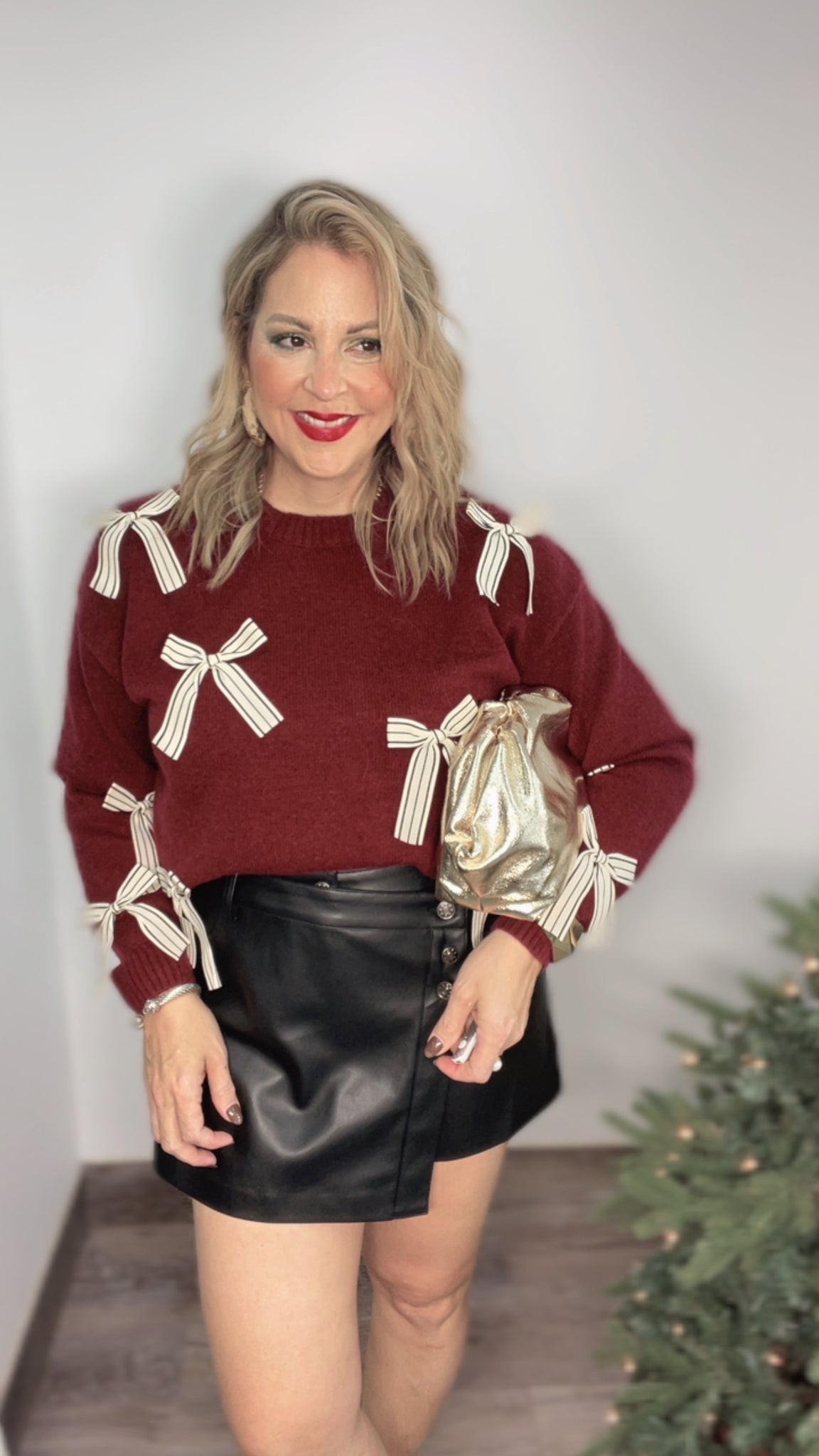 Festive Bow Magic Sweater