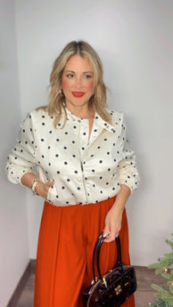 Polka Dot Satin Chic Jacket