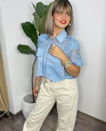 Shakira Blue Top