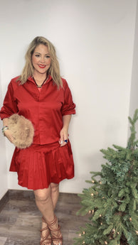 Christmas Day Chic Red Set