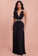Midnight Crystal Gown