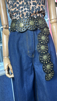 Boho Black & Bronze Belt