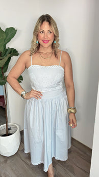 Light Blue Embroidery set