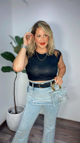 Black Muse Lace Top