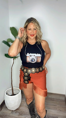 Camara Black Tank Top