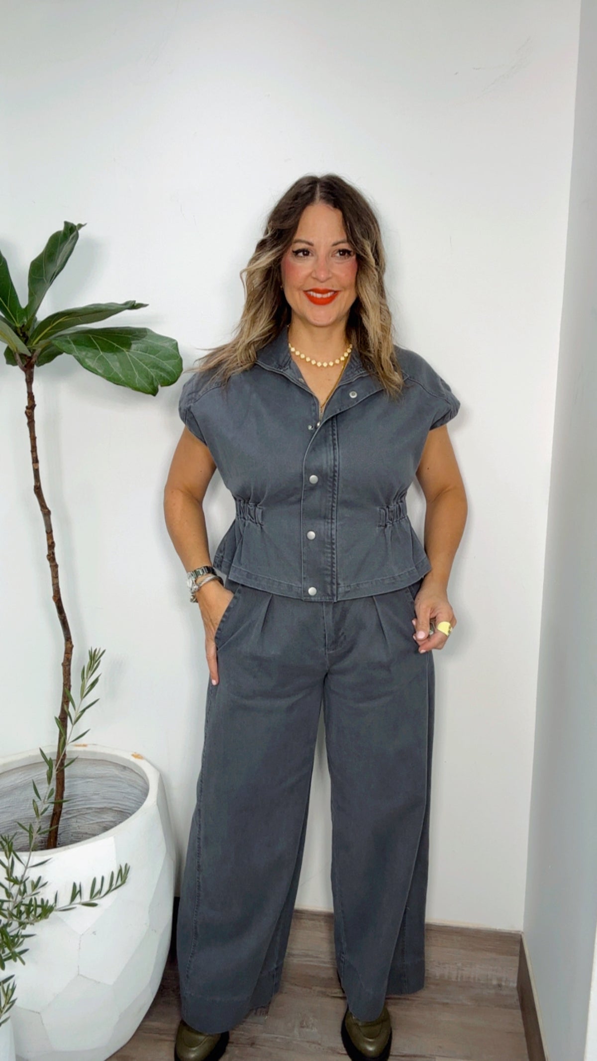 Urban Charcoal Denim Set