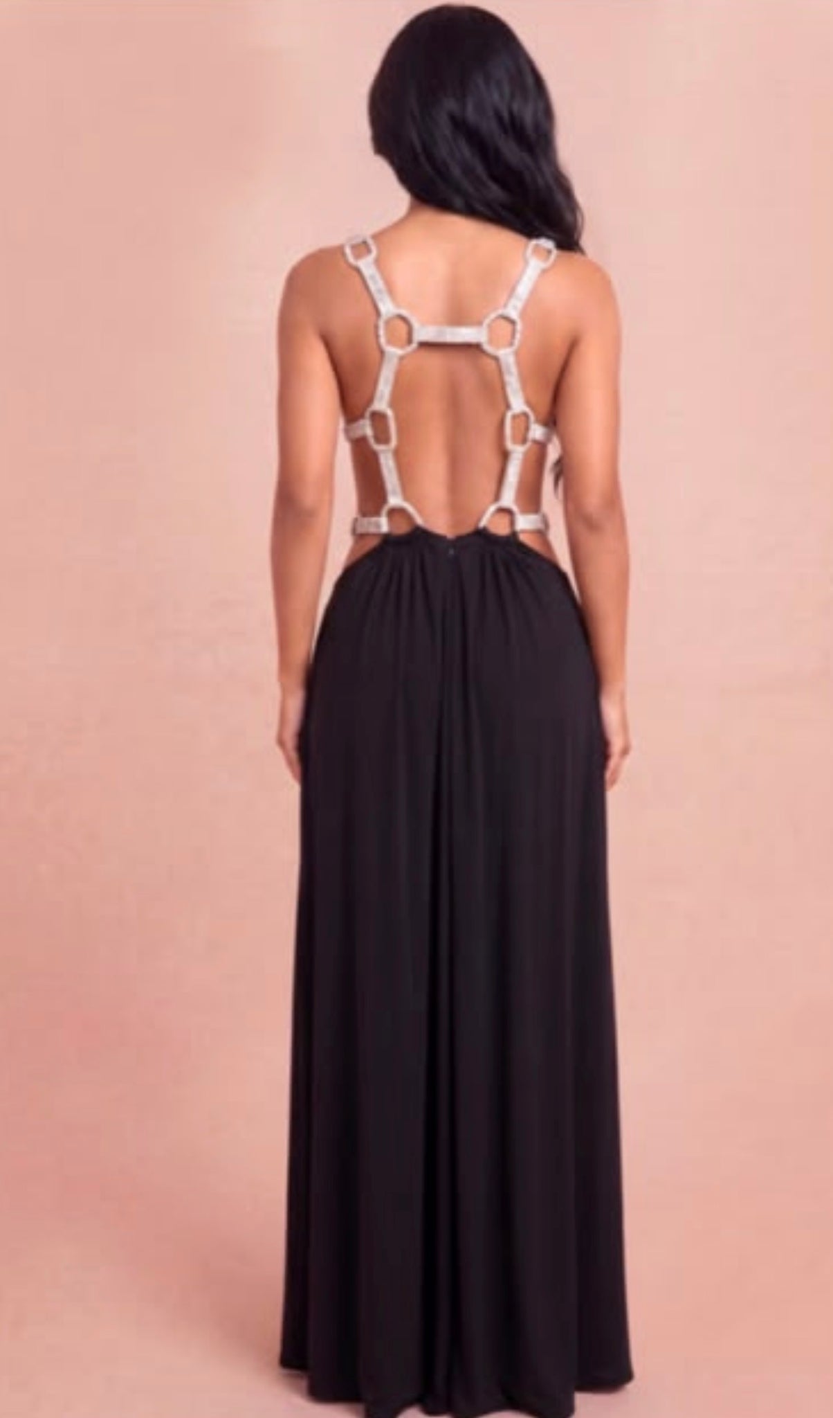 Midnight Crystal Gown