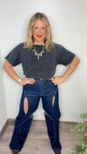 Dark Cut Out Denim