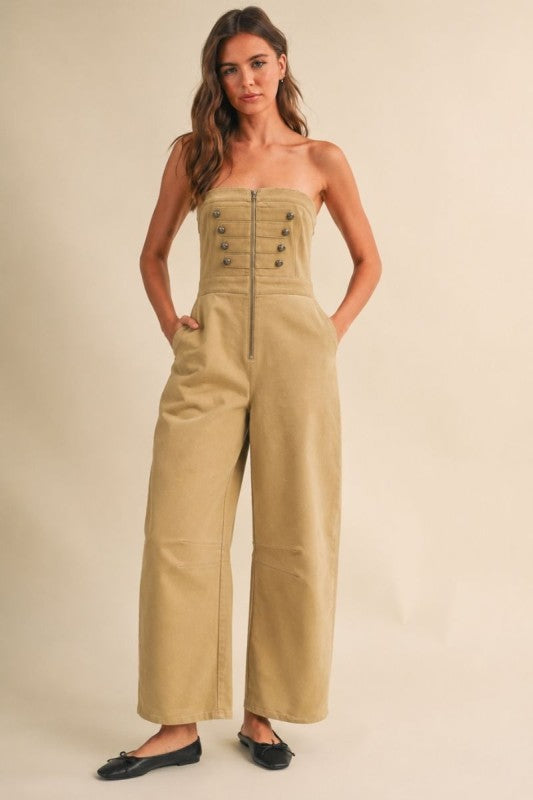 Taupe Napoleón Jumpsuit