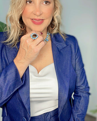 TOVA Denim Ring
