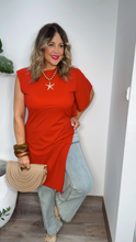 Red Elegance Tunic