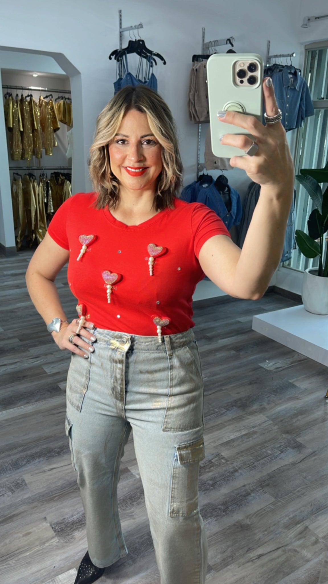 Red Hearts Shirt