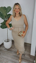 Mocha Mousse Crochet Top & Skirt  Set