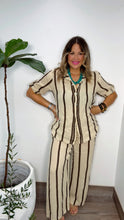Butter Stripe Linen Set
