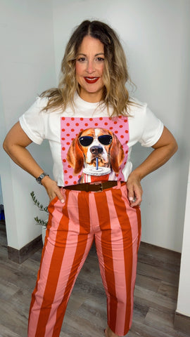 Polka Dot Dog Tee