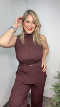 Expresso Plum Top & Pants Set