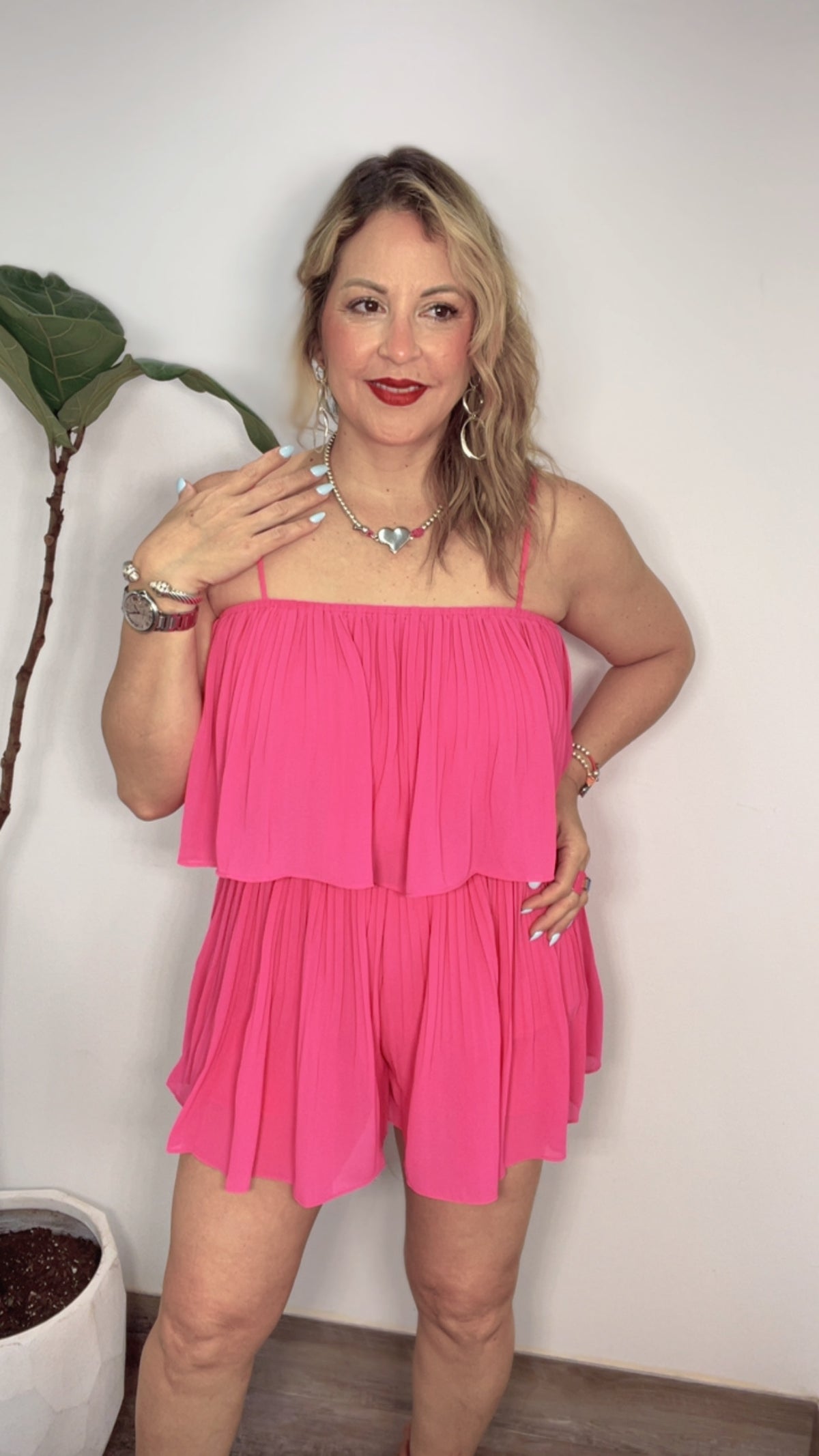 Love in Motion Pink Romper
