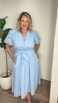 Blue Capri Dress