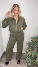 Olive Glam Jacket & Jogger Set