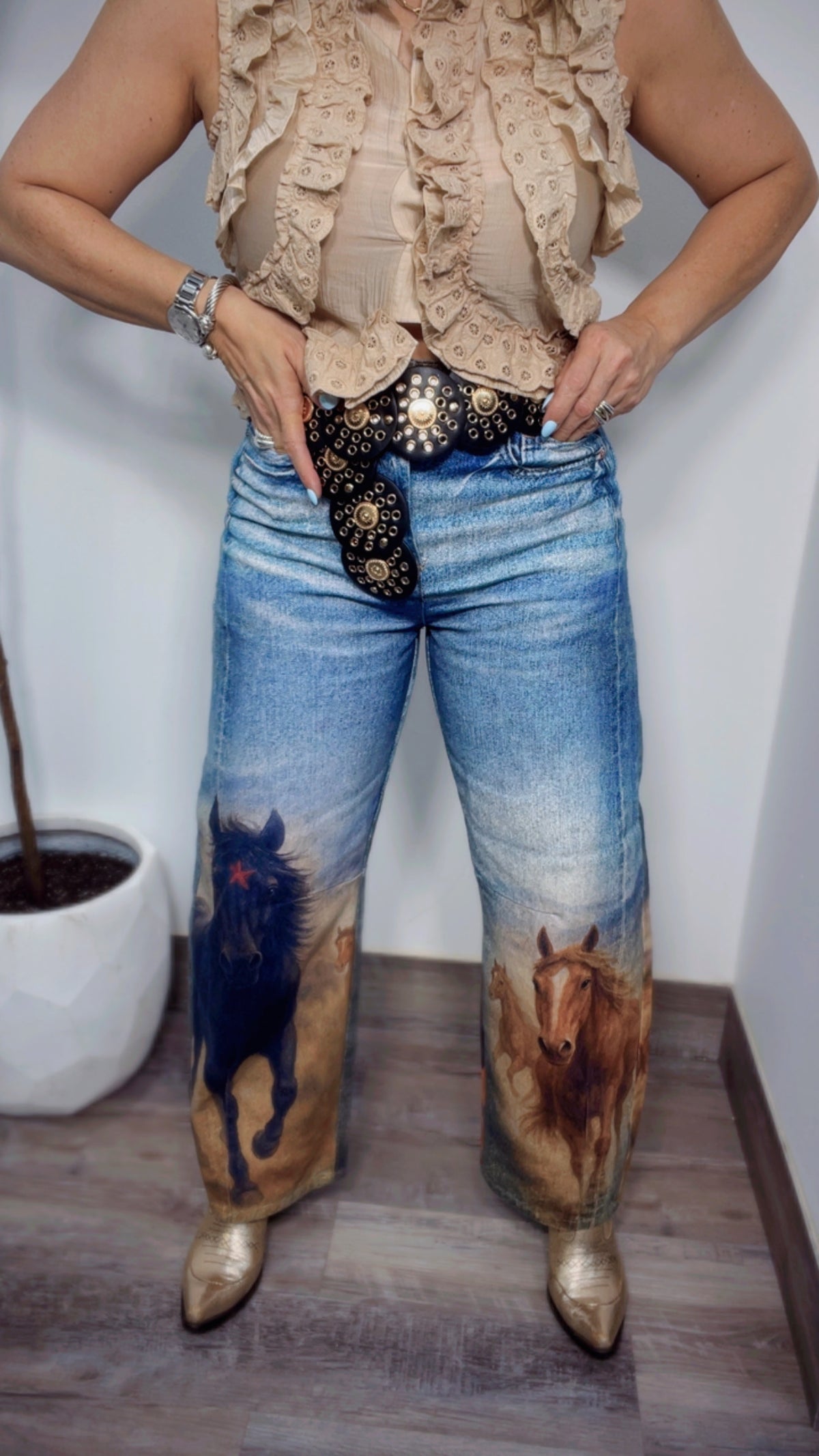 Wild Horse Statement Jeans