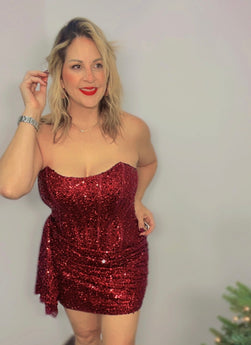 Ruby Rules Corset Mini Dress