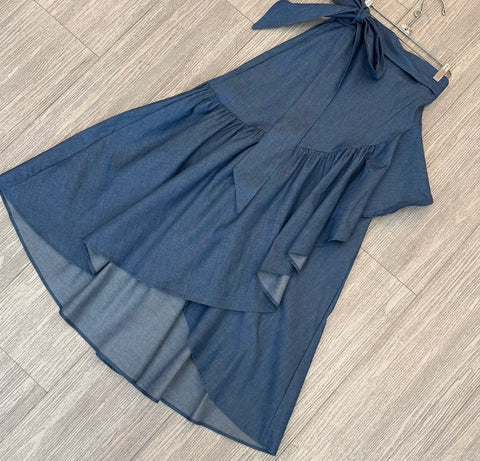 Denim Wrap Around Skirt