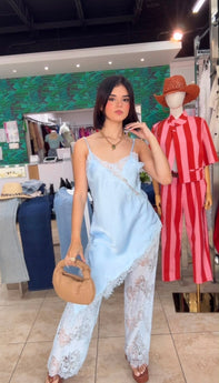 Sky Blue Lace set