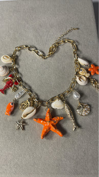 Sea Starfish Charms Necklace
