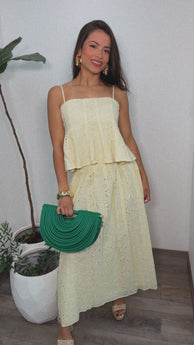 Alma Eyelet Two Piece Set