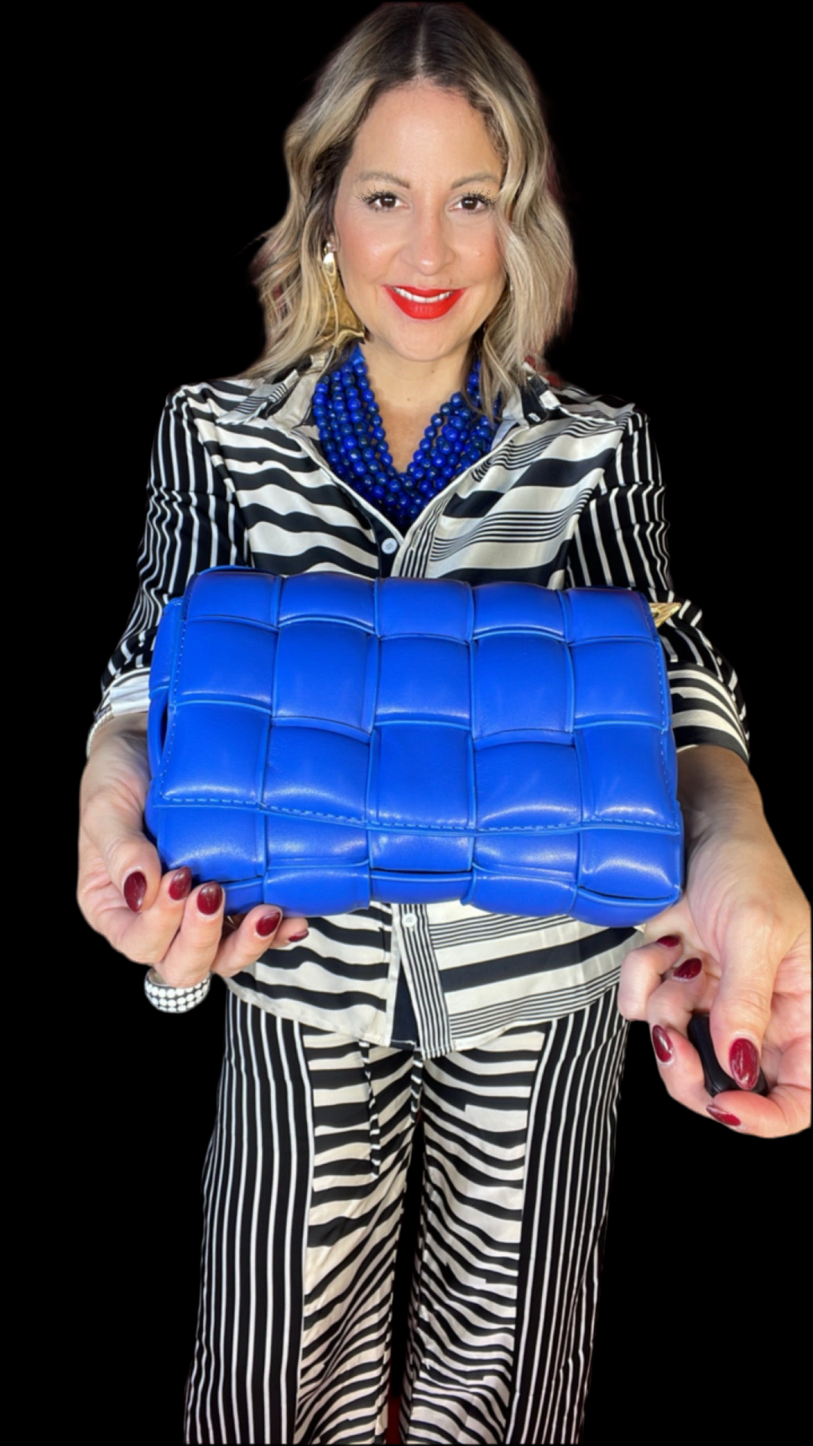 Blue Hand Bag
