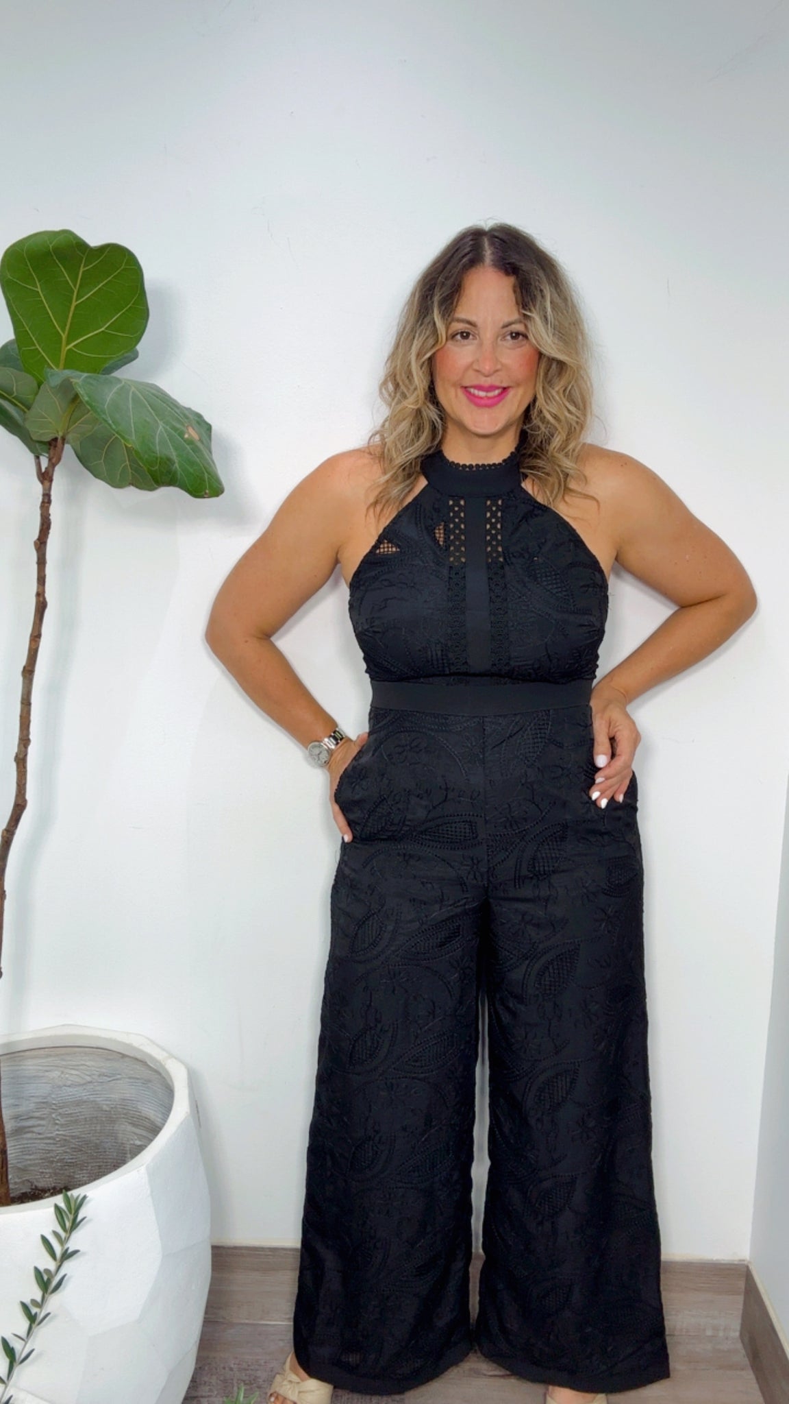 Noir Lace Jumpsuit