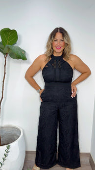 Noir Lace Jumpsuit